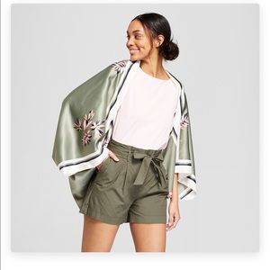 Floral Print Kimono Jacket